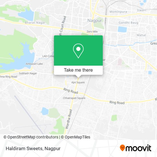 Haldiram Sweets map