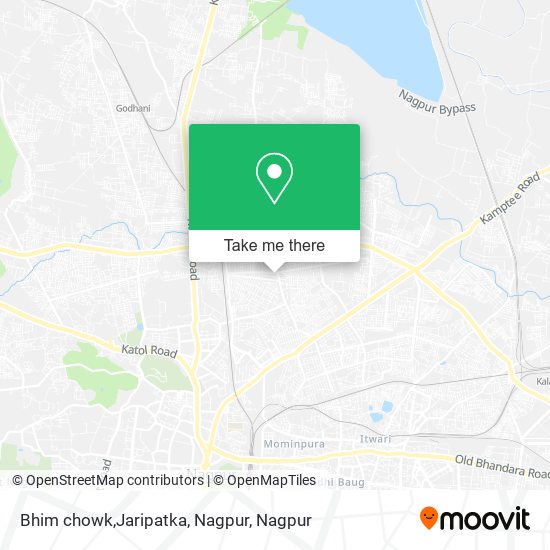 Bhim chowk,Jaripatka, Nagpur map