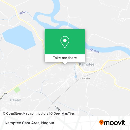 Kamptee Cant Area map