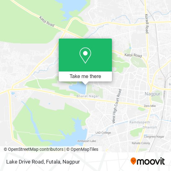 Lake Drive Road, Futala map