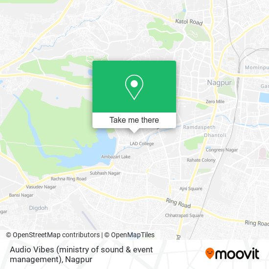 Audio Vibes (ministry of sound & event management) map