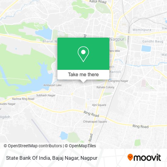 State Bank Of India, Bajaj Nagar map