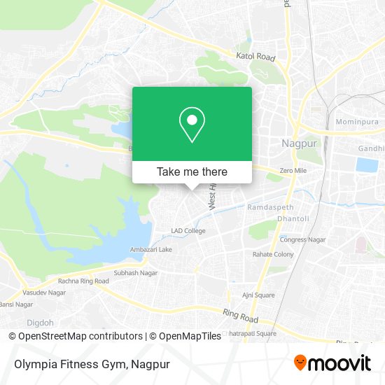 Olympia Fitness Gym map
