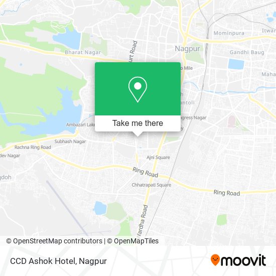 CCD Ashok Hotel map