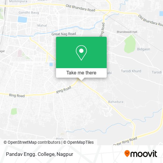 Pandav Engg. College map