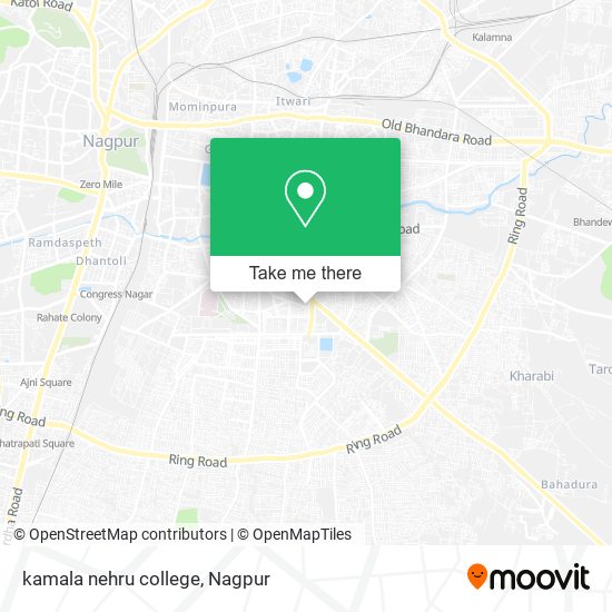 kamala nehru college map