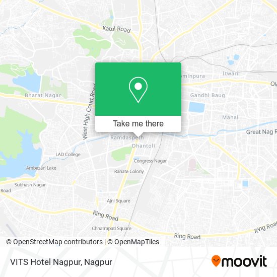 VITS Hotel Nagpur map