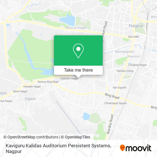 Kaviguru Kalidas Auditorium Persistent Systems map