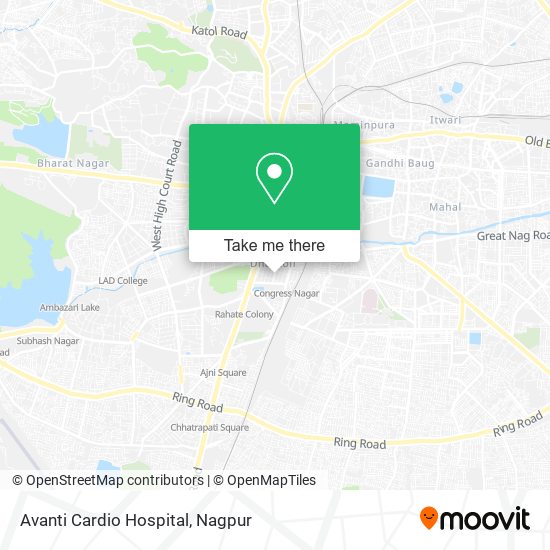 Avanti Cardio Hospital map