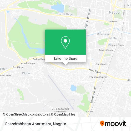 Chandrabhaga Apartment map