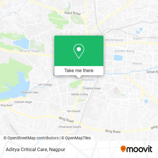 Aditya Critical Care map
