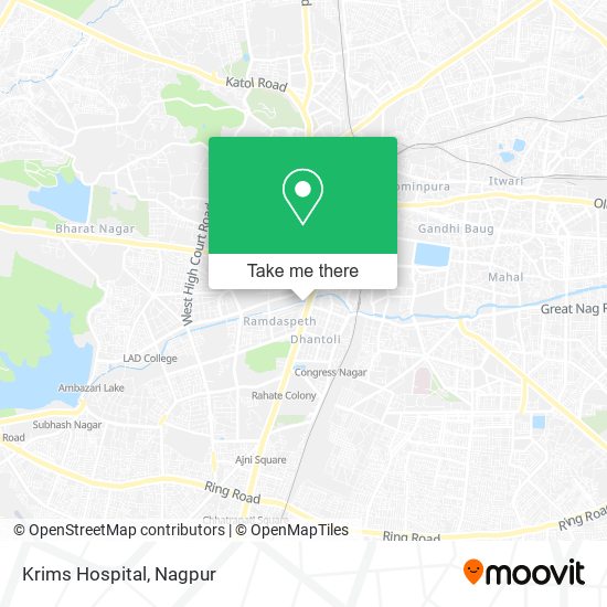 Krims Hospital map