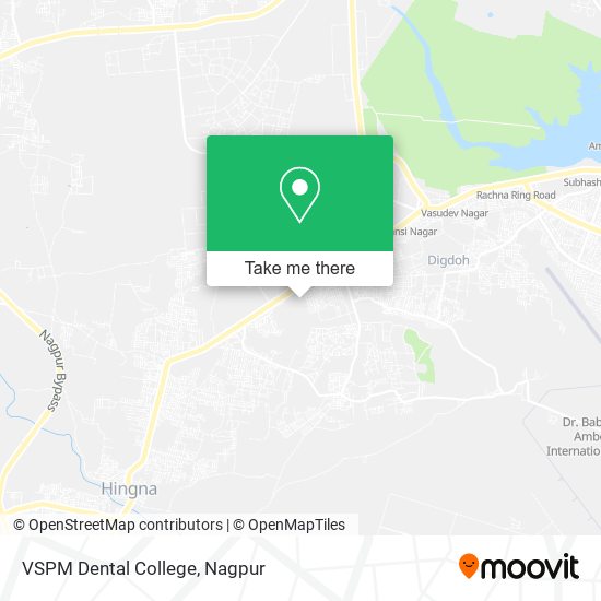 VSPM Dental College map