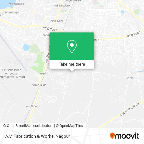 A.V. Fabrication & Works map