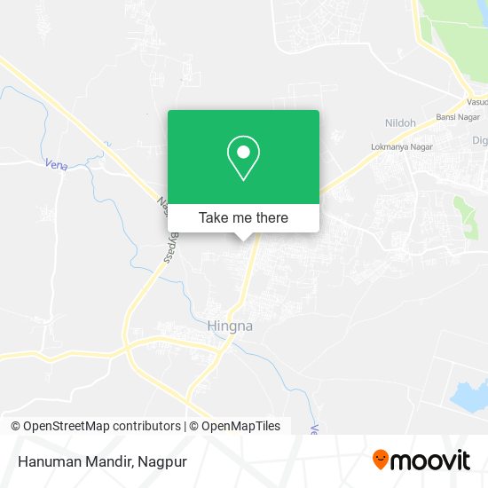 Hanuman Mandir map