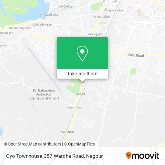 Oyo Townhouse 057 Wardha Road map