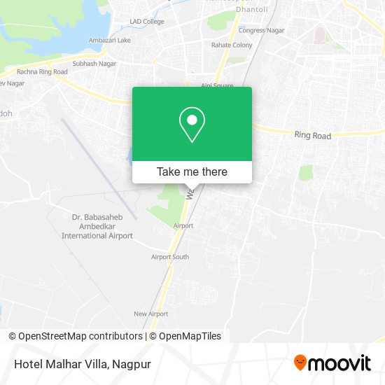 Hotel Malhar Villa map