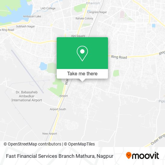 Fast Financial Services Branch Mathura map