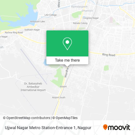 Ujjwal Nagar Metro Station-Entrance 1 map