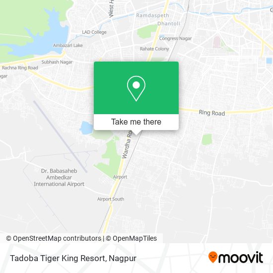 Tadoba Tiger King Resort map