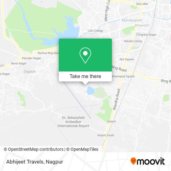 Abhijeet Travels map