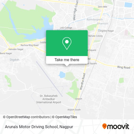 Aruna's Motor Driving School map