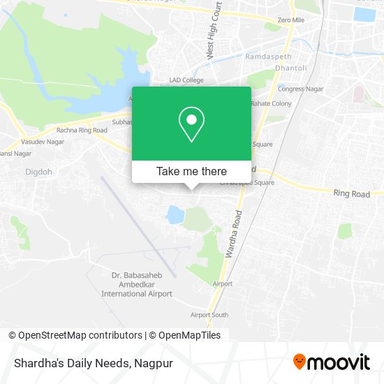 Shardha's Daily Needs map