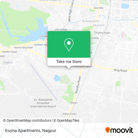 Koyna Apartments map