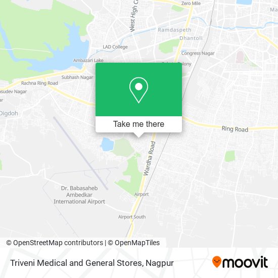 Triveni Medical and General Stores map