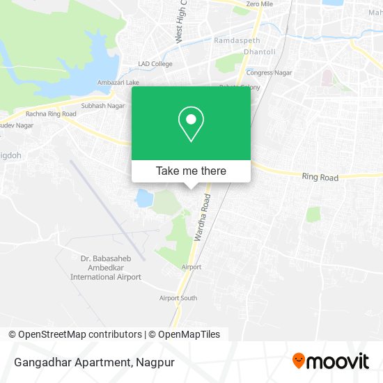 Gangadhar Apartment map