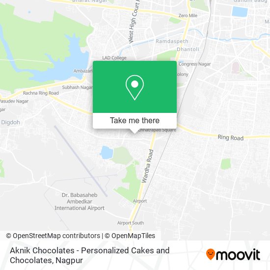 Aknik Chocolates - Personalized Cakes and Chocolates map
