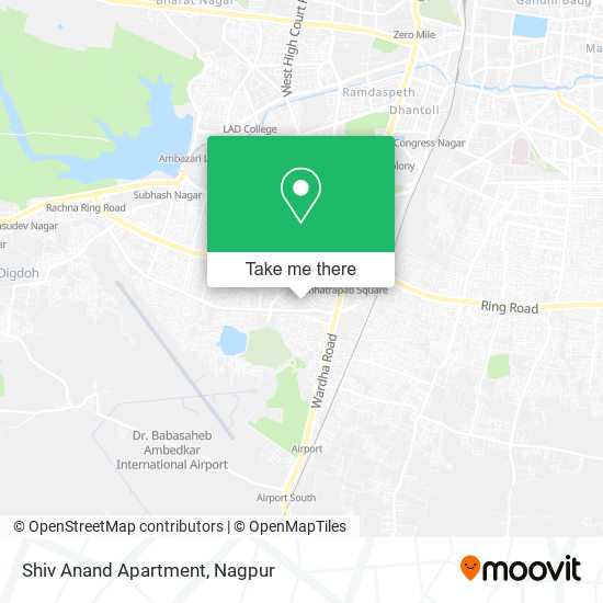 Shiv Anand Apartment map