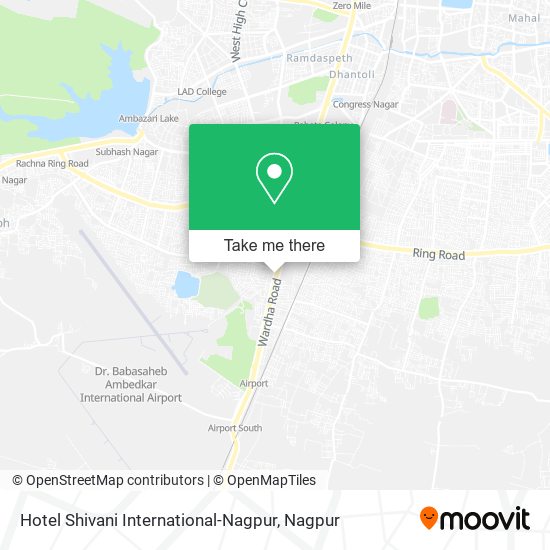 Hotel Shivani International-Nagpur map