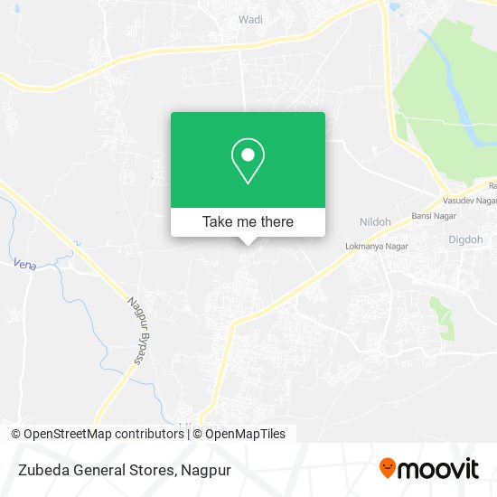 Zubeda General Stores map