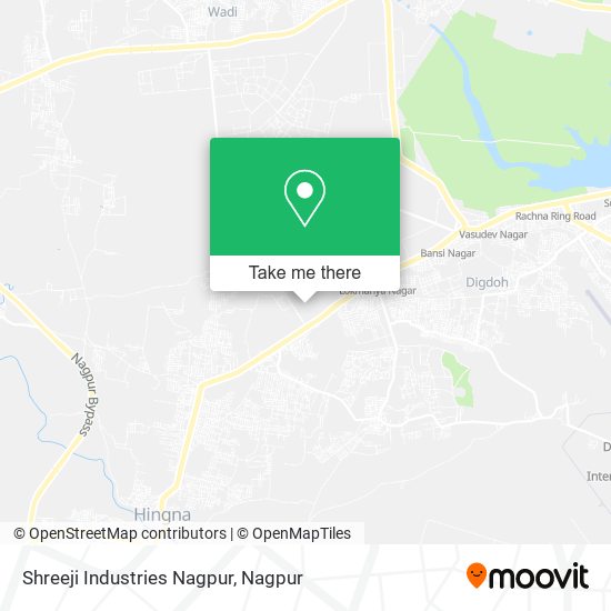 Shreeji Industries Nagpur map