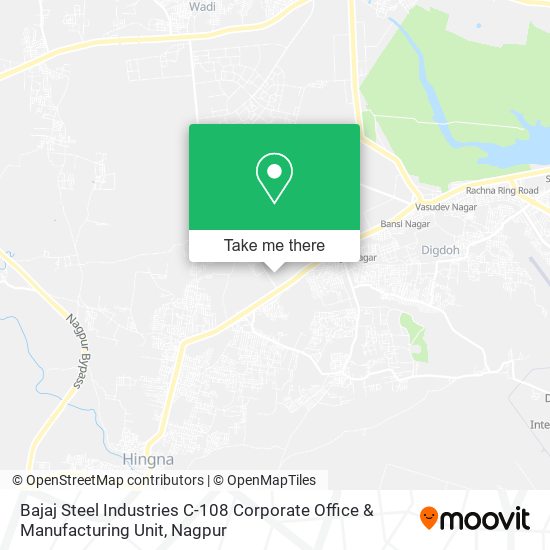 Bajaj Steel Industries C-108 Corporate Office & Manufacturing Unit map