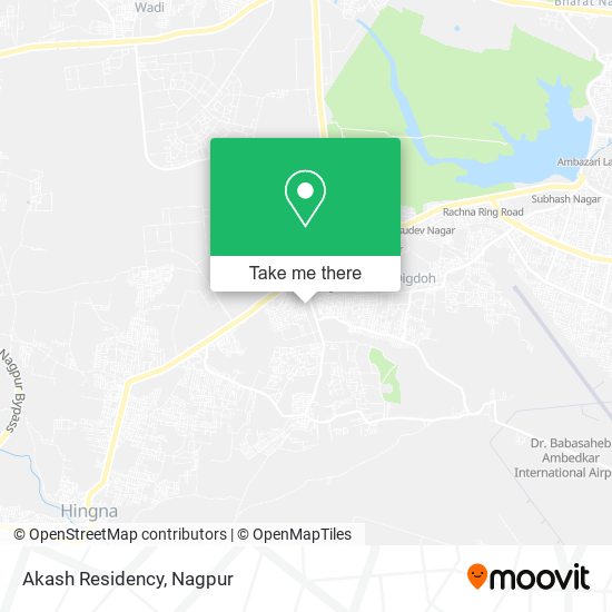 Akash Residency map
