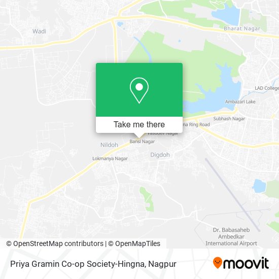Priya Gramin Co-op Society-Hingna map