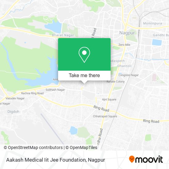 Aakash Medical Iit Jee Foundation map