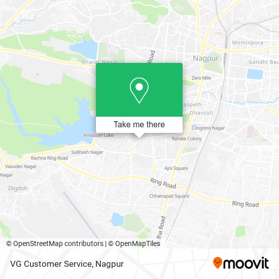 VG Customer Service map