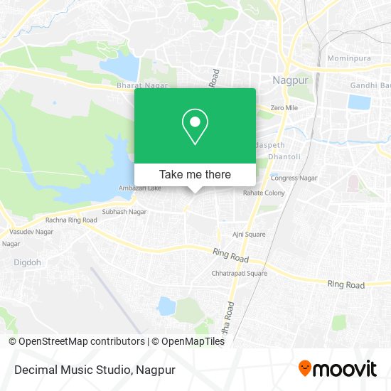 Decimal Music Studio map