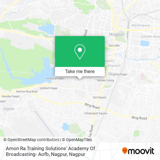 Amon Ra Training Solutions' Academy Of Broadcasting- Aofb, Nagpur map