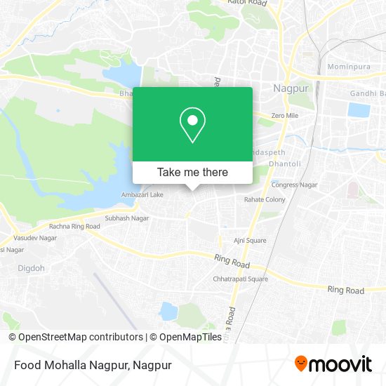 Food Mohalla Nagpur map