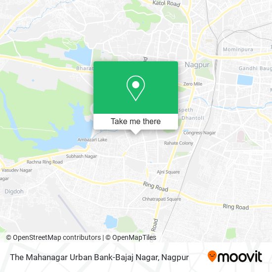 The Mahanagar Urban Bank-Bajaj Nagar map