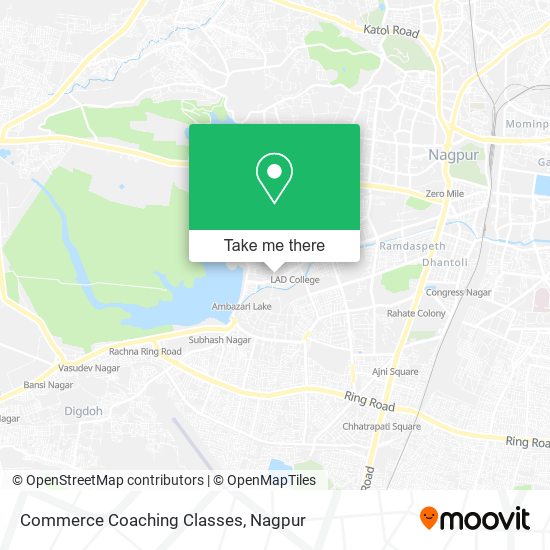 Commerce Coaching Classes map