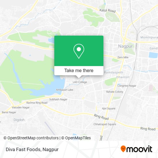 Diva Fast Foods map