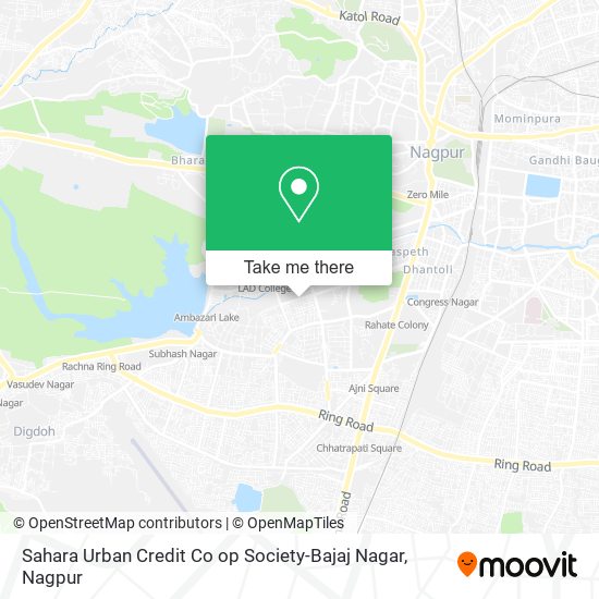 Sahara Urban Credit Co op Society-Bajaj Nagar map