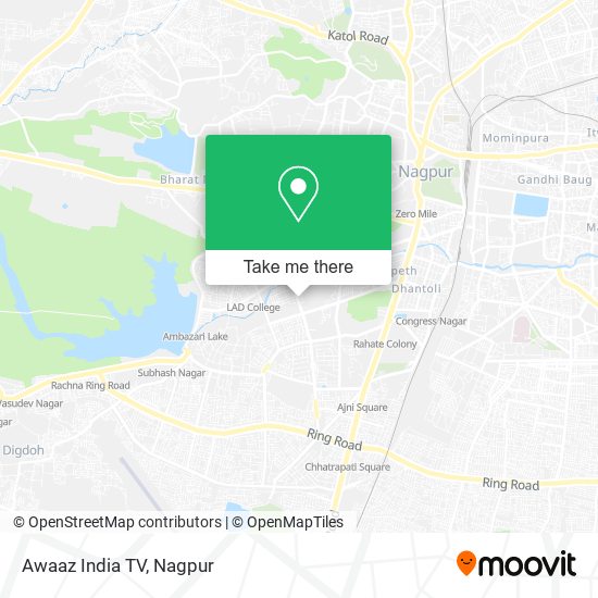 Awaaz India TV map
