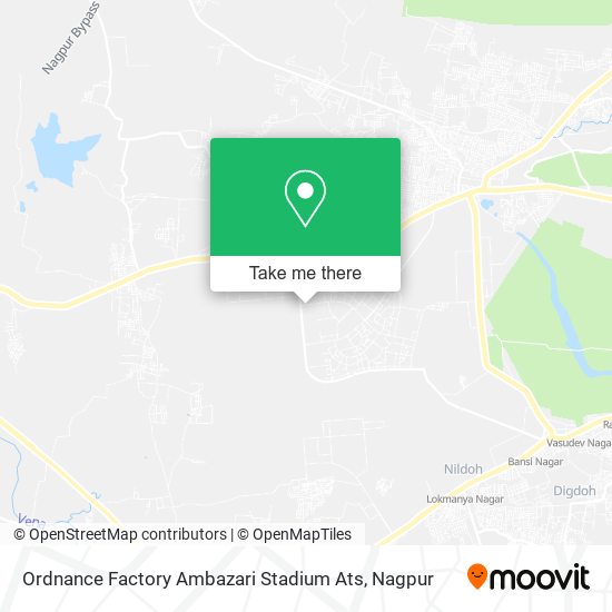 Ordnance Factory Ambazari Stadium Ats map