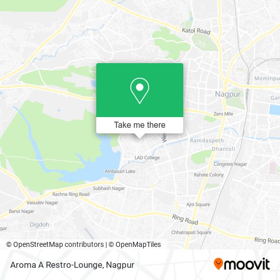 Aroma A Restro-Lounge map